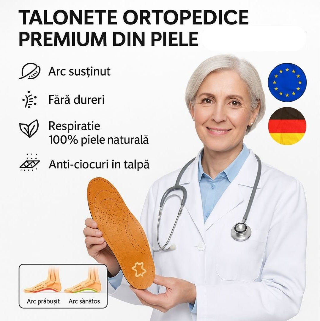 TALONETE ORTOPEDICE DIN PIELE